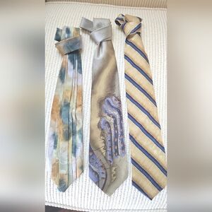 Elegant Men's 3 Tie Set - Multicolor